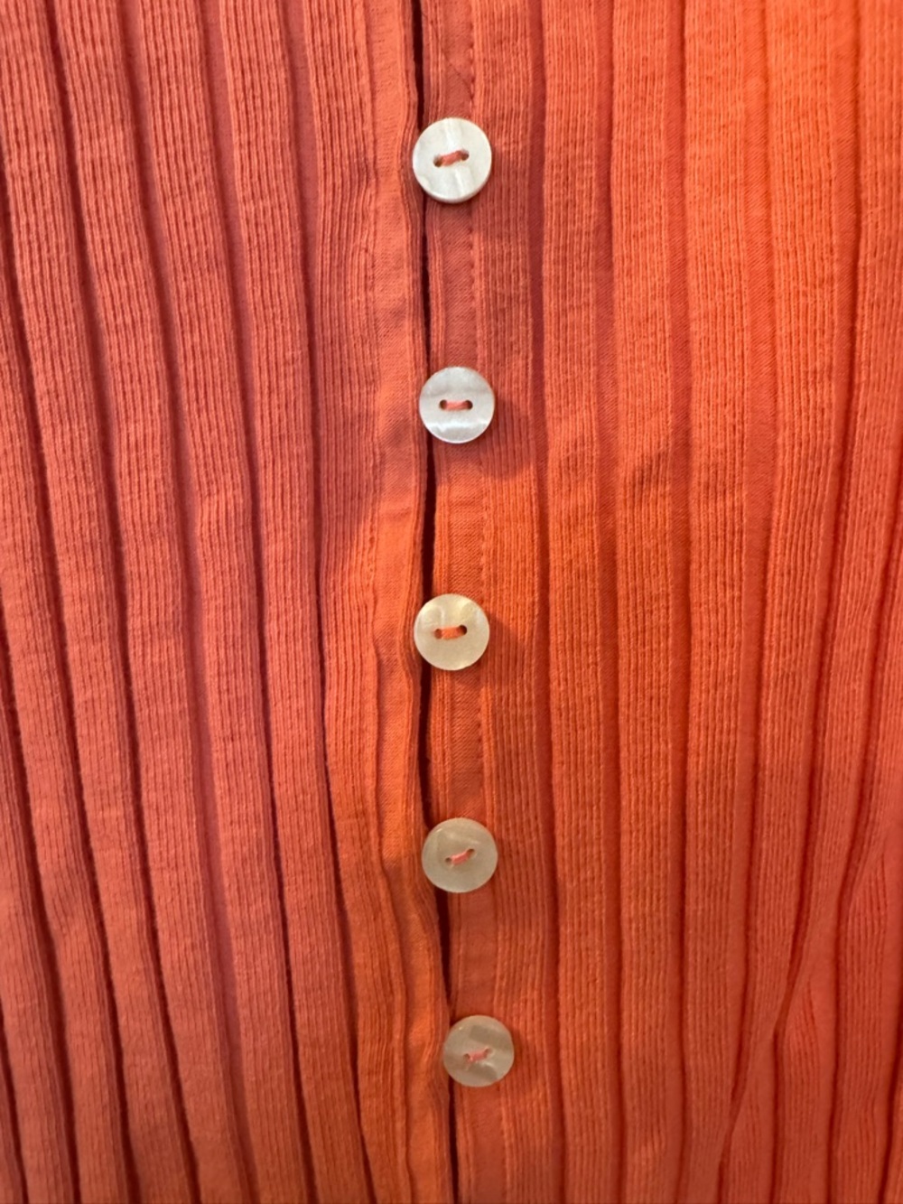 Free People Ribbed Button Front Top 🌺✨NWT - Picture 4 of 6